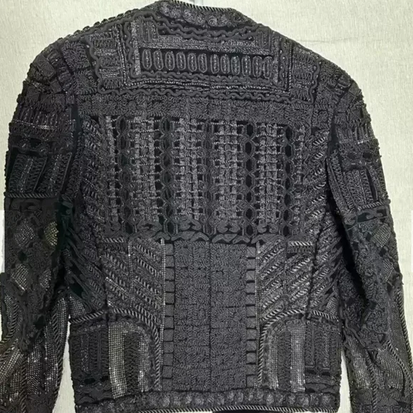 Balmain X H&M Embroidered Jacket Size US 34 XS